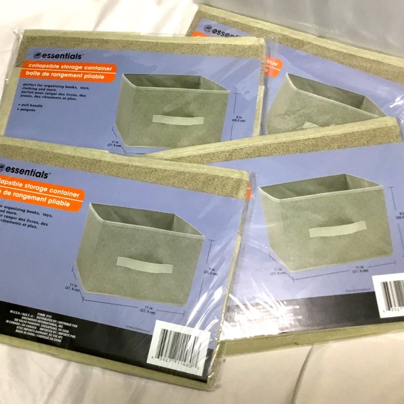 NWT Collapsable Storage Containers Set of 4 - Picture 1 of 1